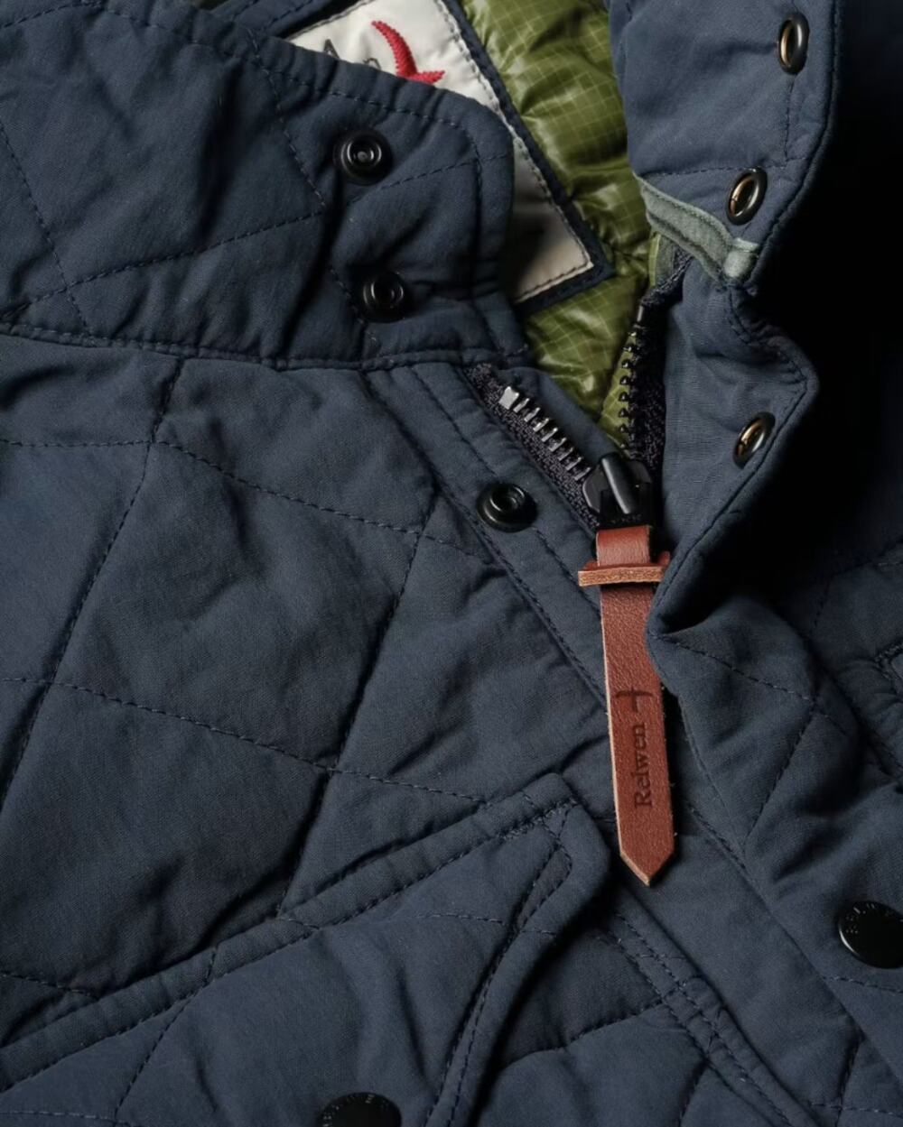 NWT Relwen Quilted Insulated Tanker Jacket Men's Size S Blue (1367)